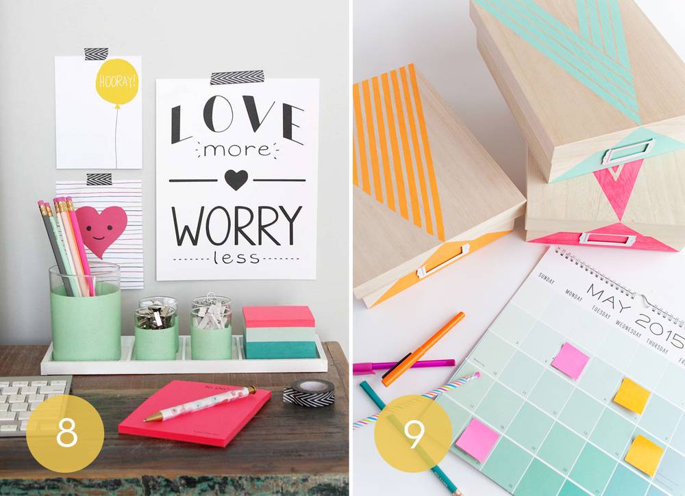 17 DIY Ways To Organize Your Workspace