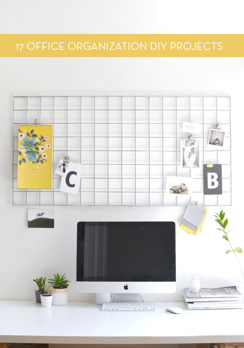 17 DIY Ways To Organize Your Workspace