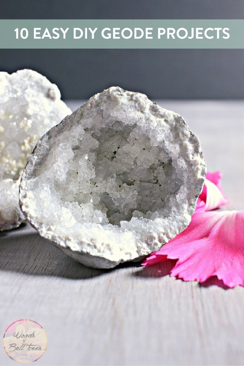Roundup: 10 DIY Projects Using Geodes & Crystals
