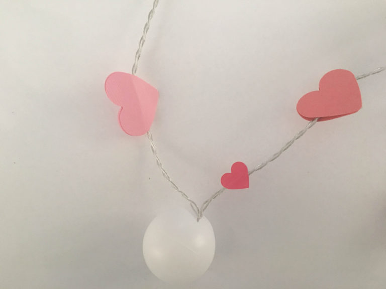 How to DIY Super Simple Valentine's Day String Lights Curbly