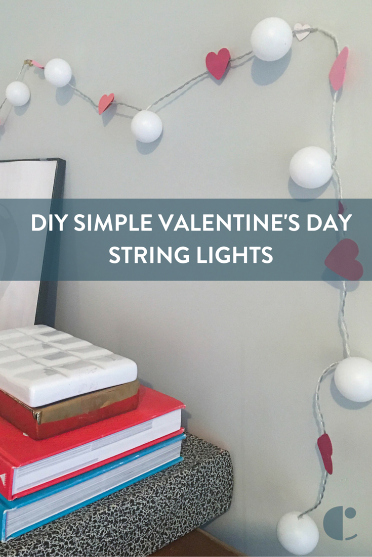 Super Simple Valentines String Lights