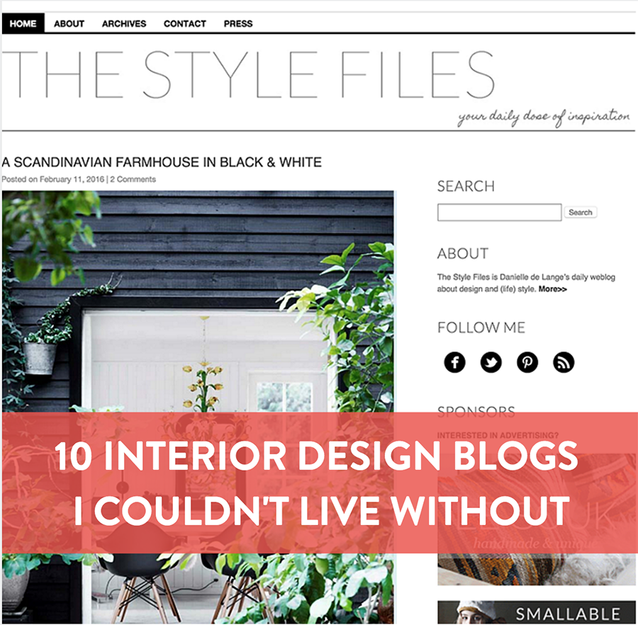 Interior Design Blog Favorires