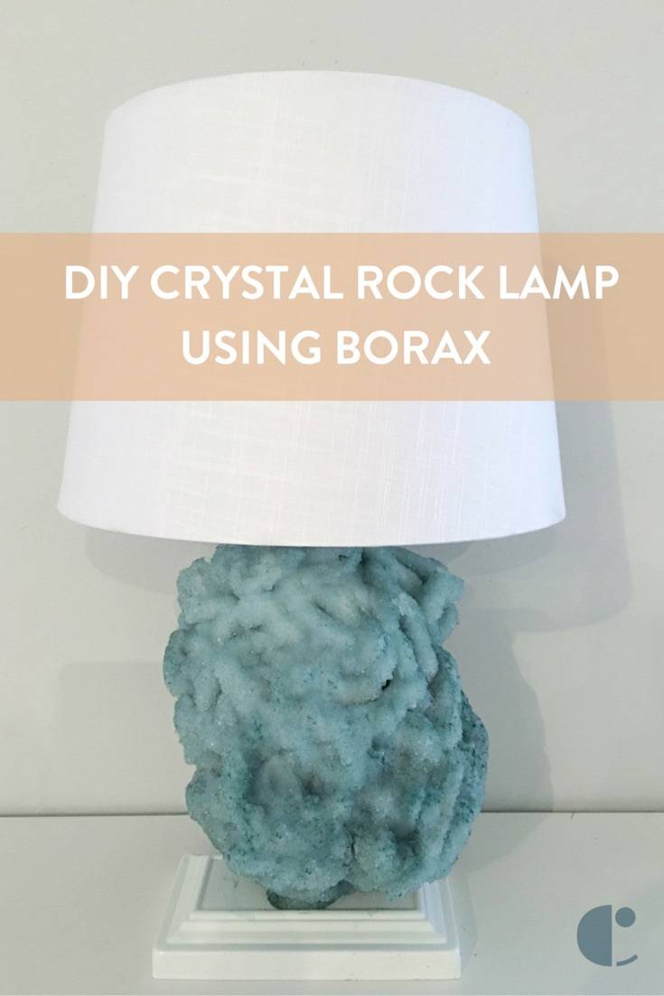 DIY Crystal Rock Lamp