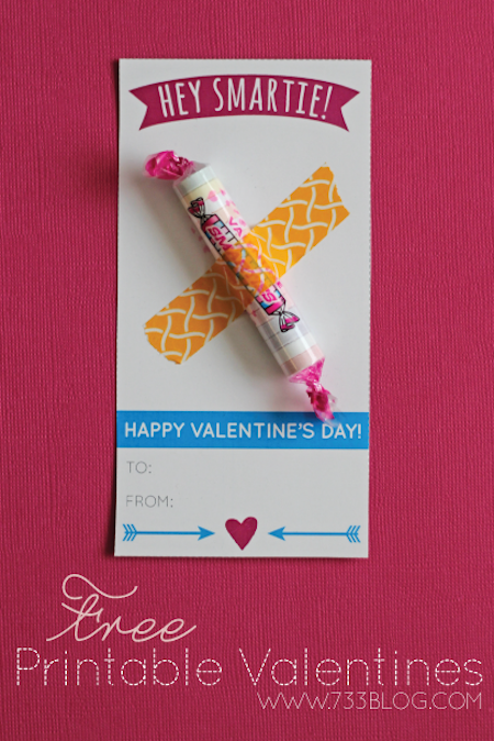 Smarties Valentine Card