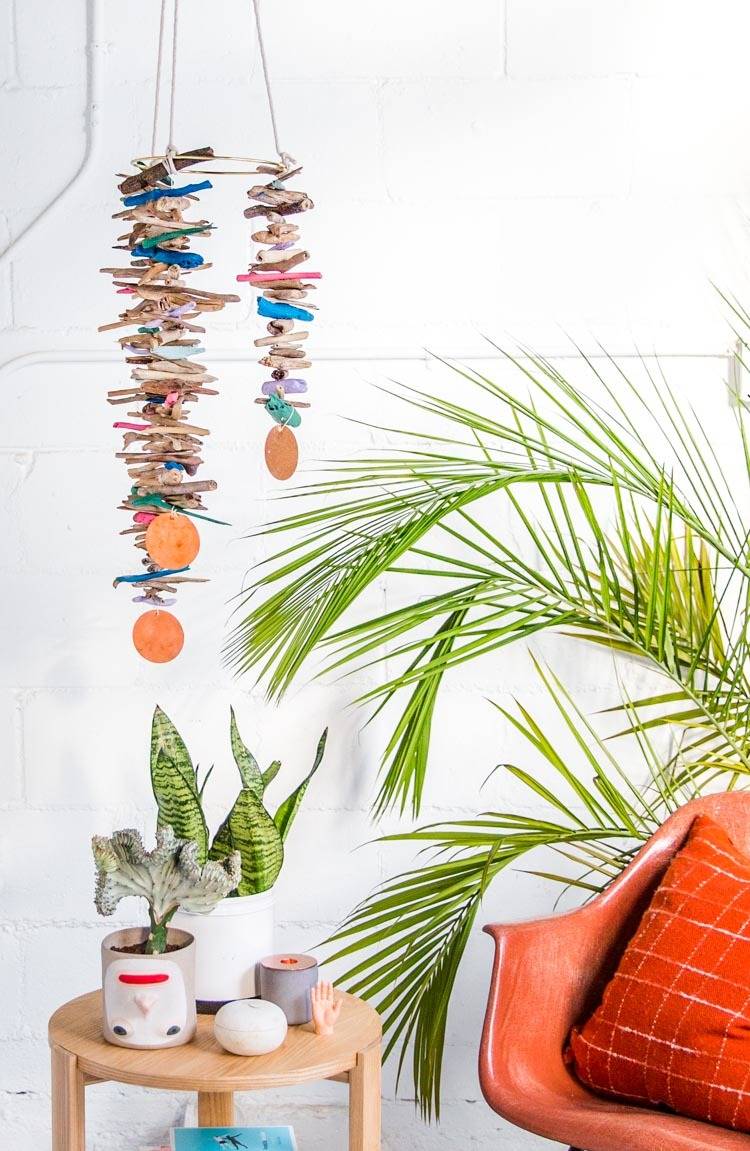 DIY Hanging Mobile with Driftwood