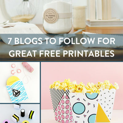 7 Blogs to Follow for Great Free Printables