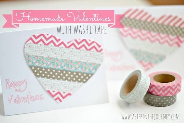Washi Tape Card from A Step in the Journey