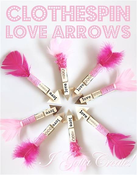 Clothespin Arrows from I Gotta Create