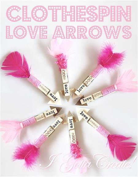 Clothespin Arrows from I Gotta Create