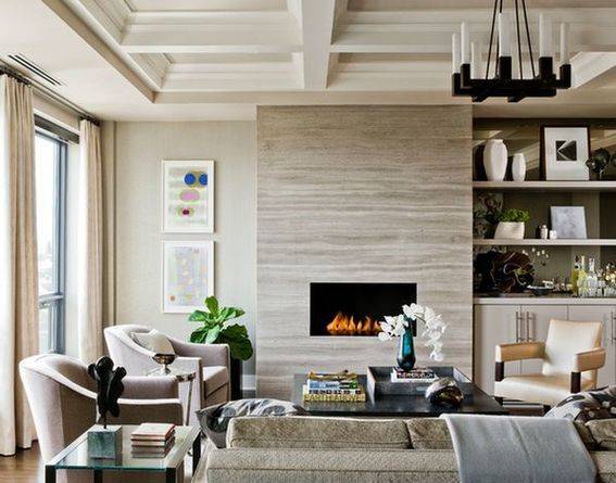 Natural Stone Fireplace
