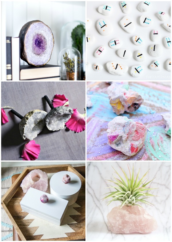 rock-themed DIY projects