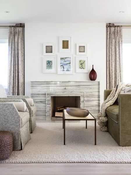 Natural Stone Fireplace