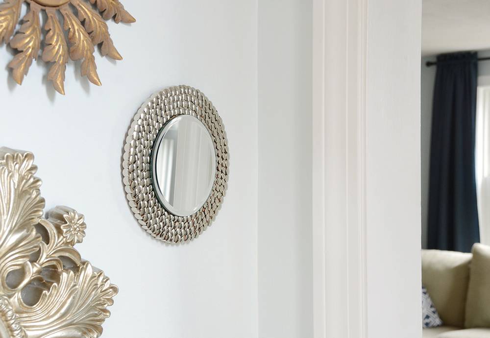 Thumb Tack Mirror IKEA Hack