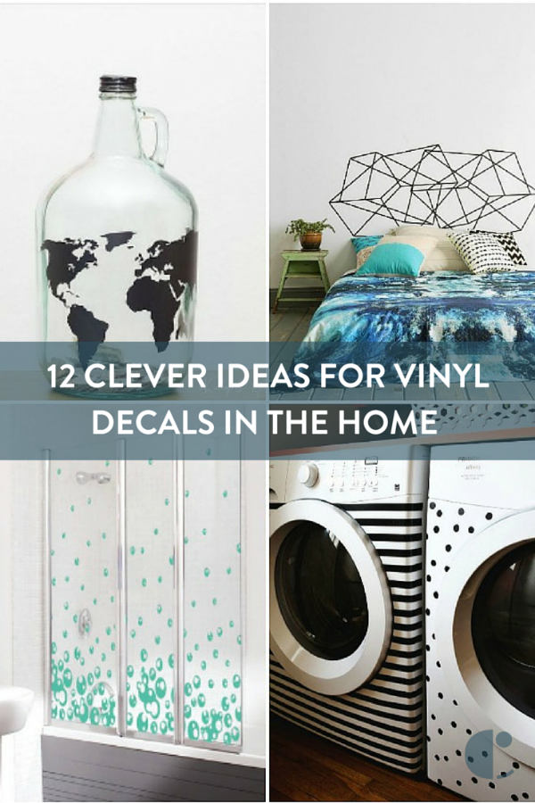 12 clever ideas for vinyl decals in the home