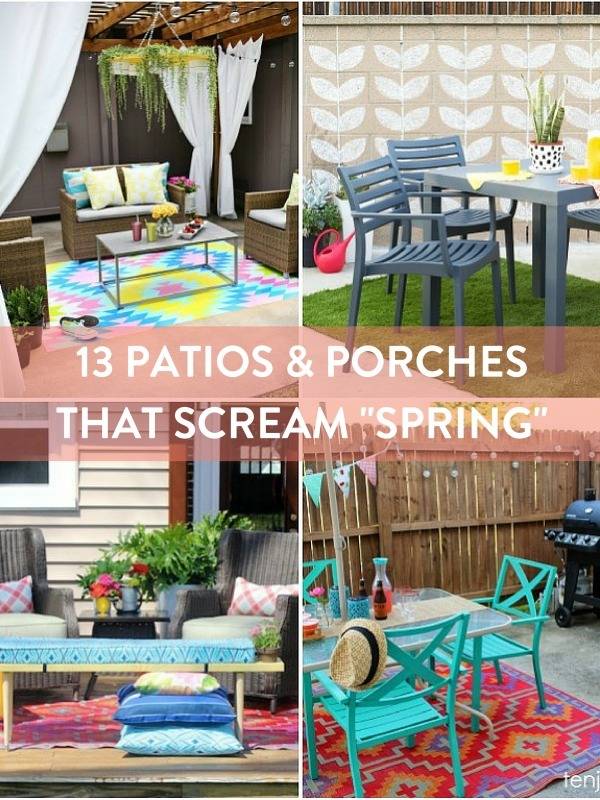 patios and porches with spring vibes