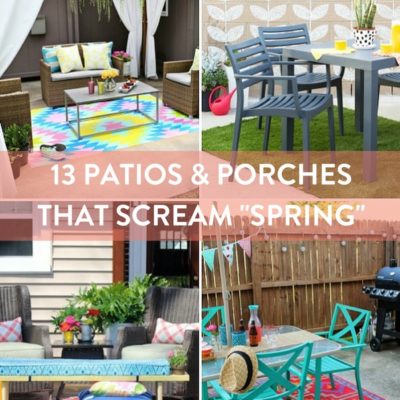 patios & porches with spring vibes