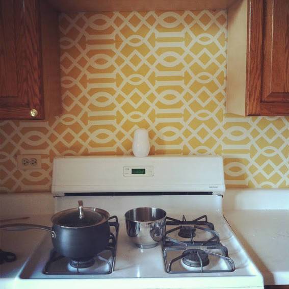 Rental Kitchen Backsplash Updates