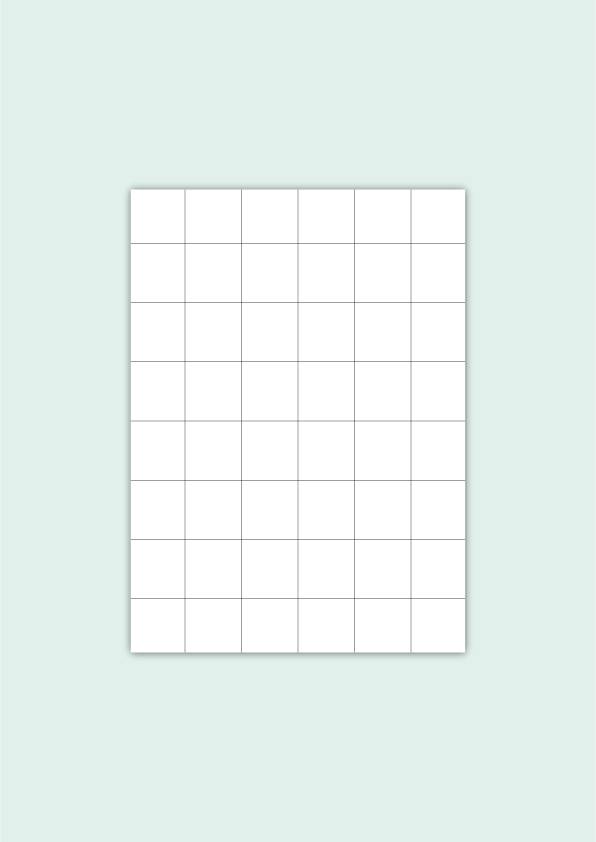 DIY geometric paper wall art - step 1