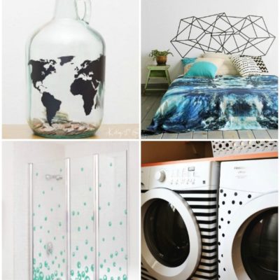 creative ideas for using vinyl decals in the home