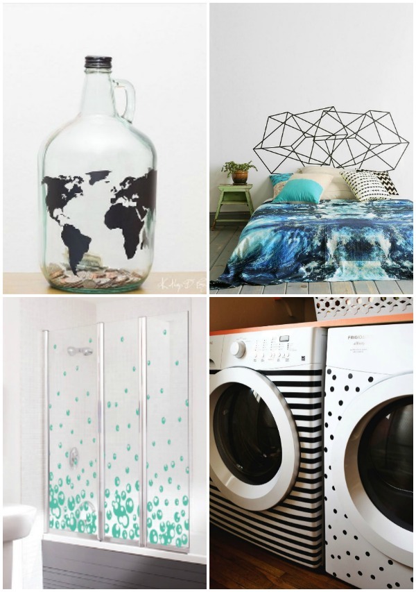 creative ideas for using vinyl decals in the home