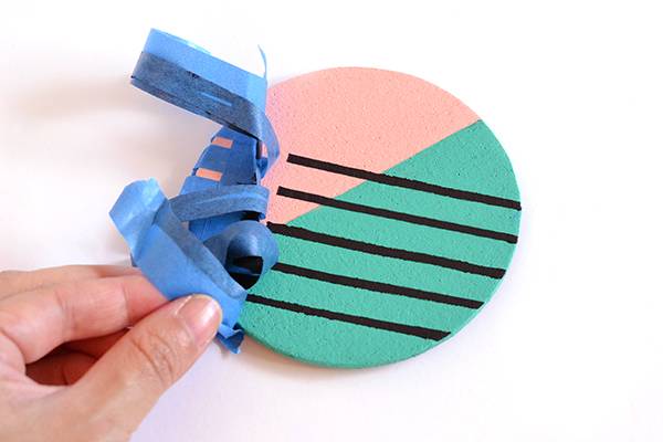DIY Patterned Cork Coasters
