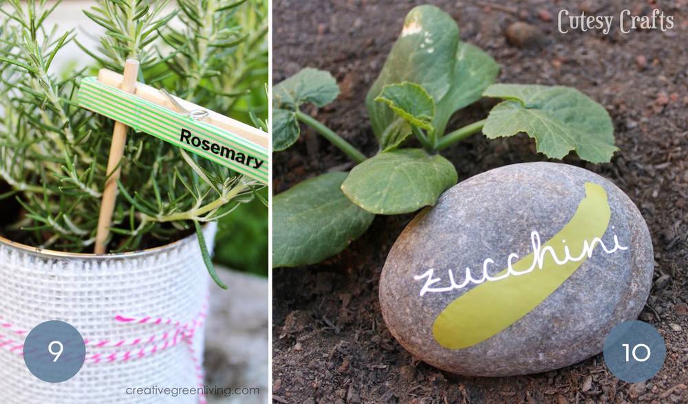 Roundup: 10 DIY Plant Markers For Your Garden