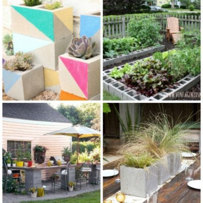 Cinderblock projects for the outdoors