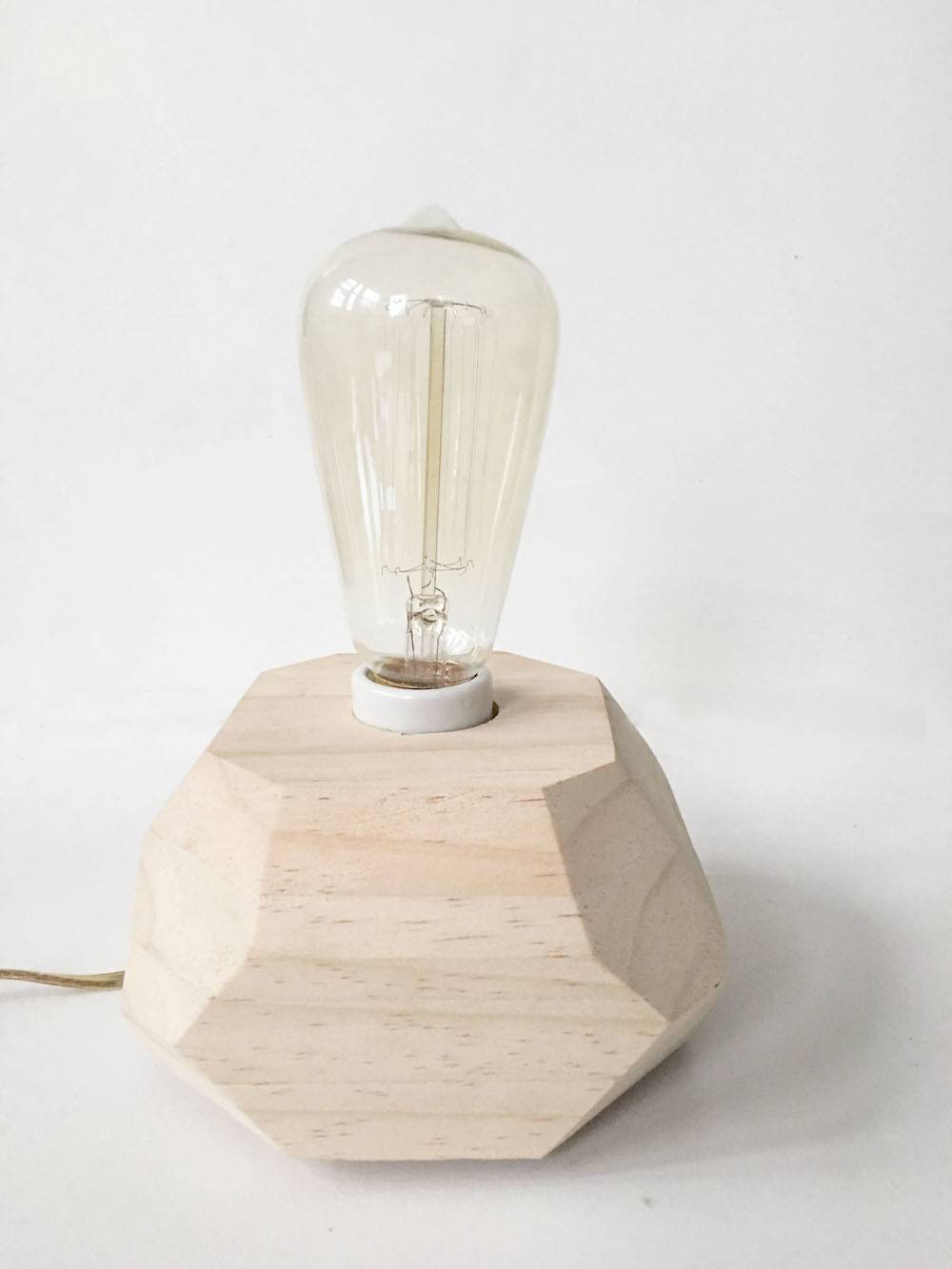 DIY Edison Bulb Table Lamp