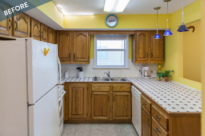 Before and After: A Bright New Beach House Kitchen