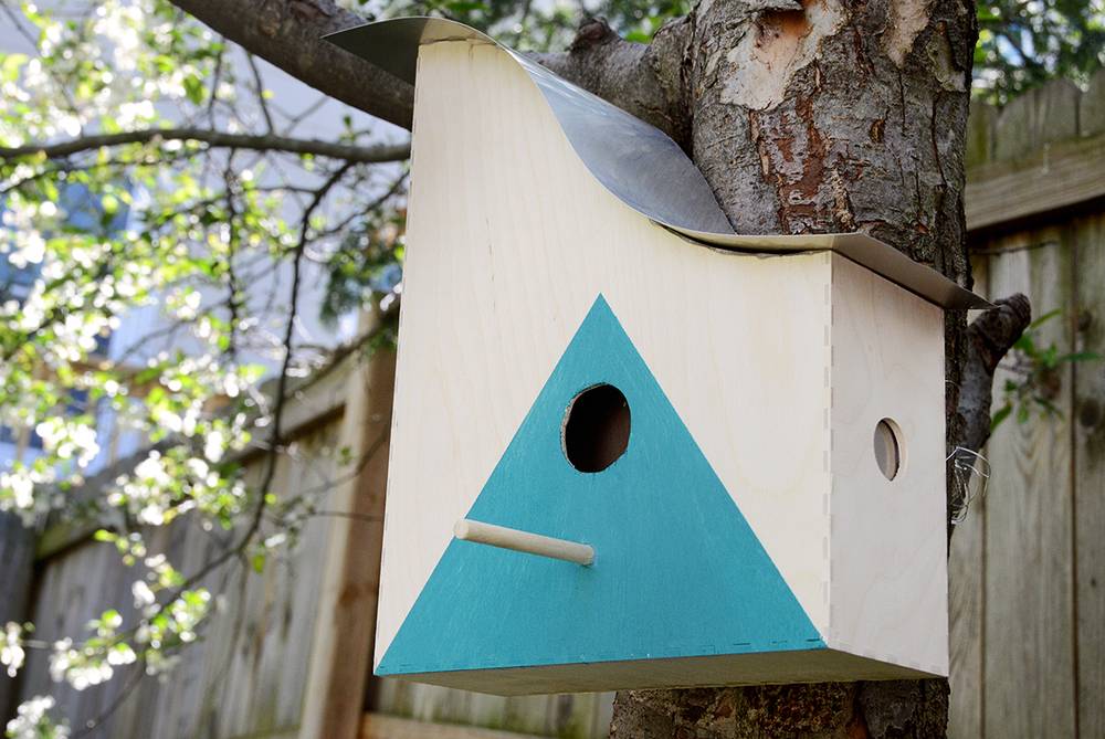 IKEA Hack: DIY Knuff Magazine File Birdhouse