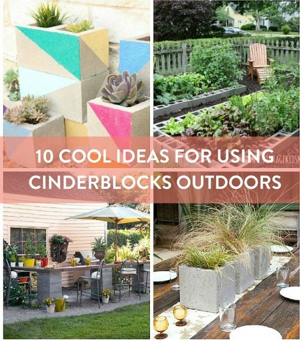 10 Ideas For Using Cinderblocks Outdoors 