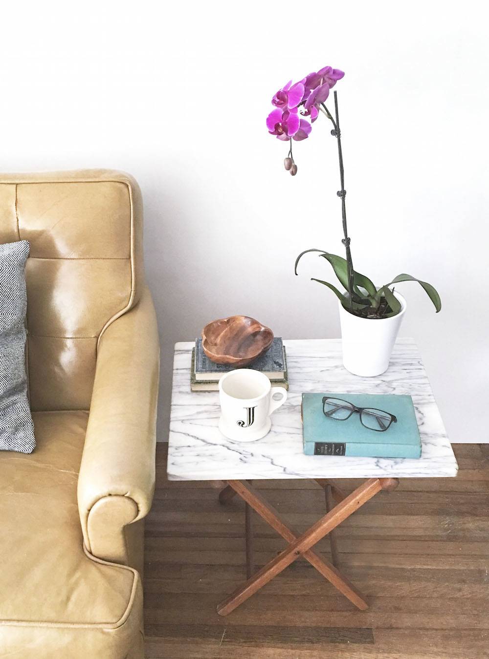 Make It: DIY Marble Slab Side Table