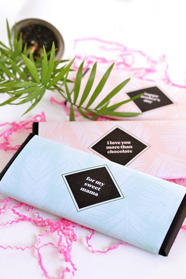Printable Chocolate Wrappers for Mother's Day