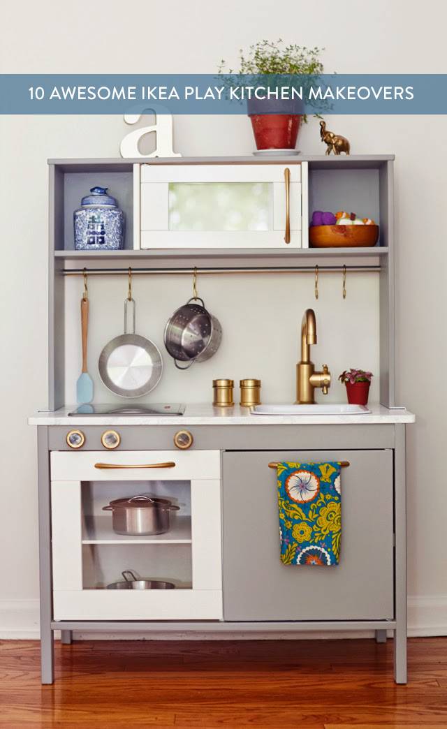 10 Incredible IKEA Play Kitchen Makeovers