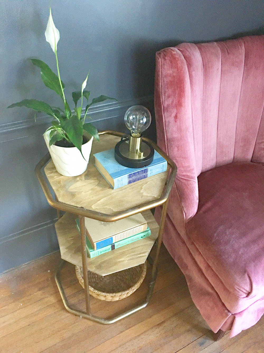DIY Updated Thrift Store Side Table