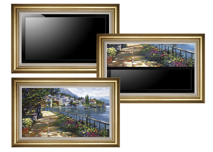 clever ways to hide wall mounted tvs