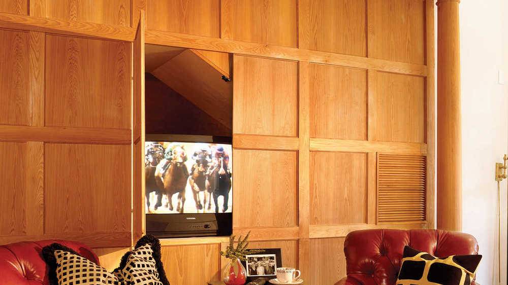 clever ideas to hide wall mounted tvs