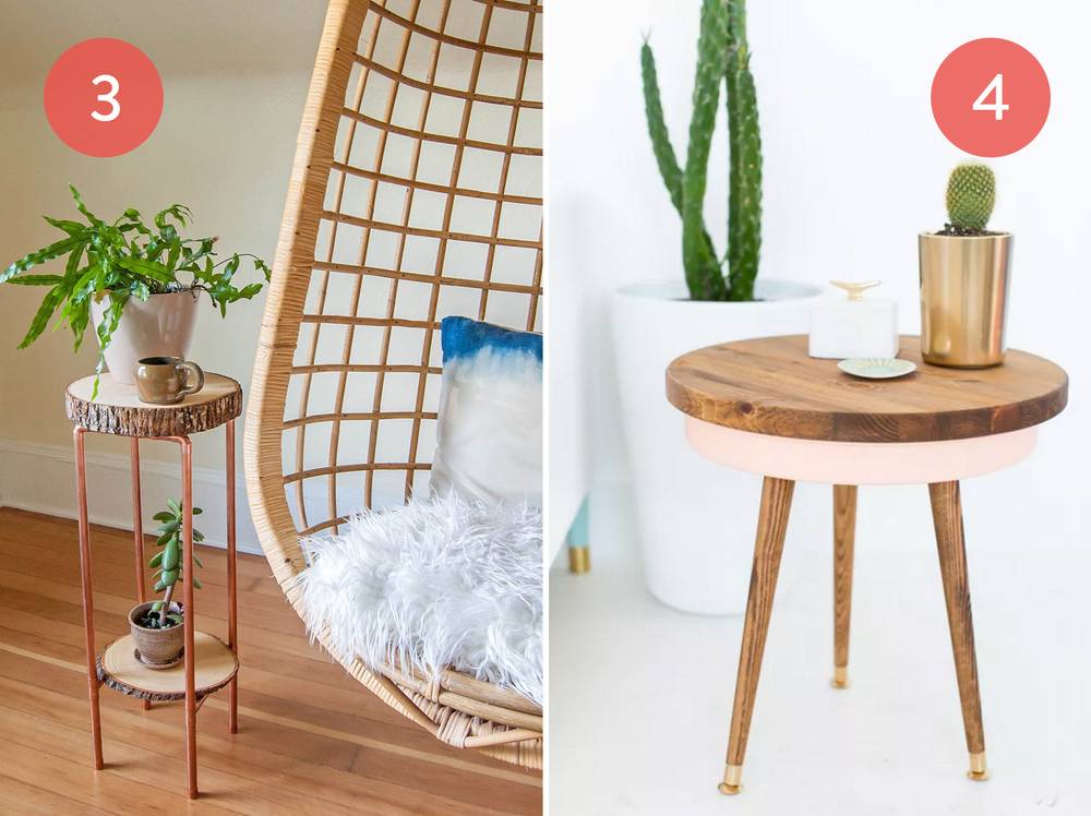 Roundup: 10 Gorgeous DIY Wooden Accent Tables