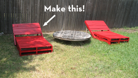 Mod outdoor pallet lounger DIY project