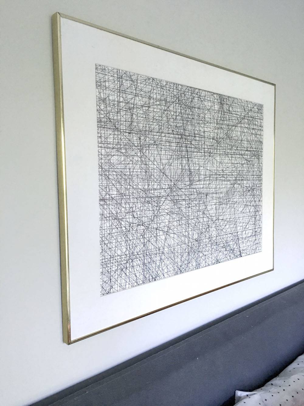 DIY Ink Crosshatch Art