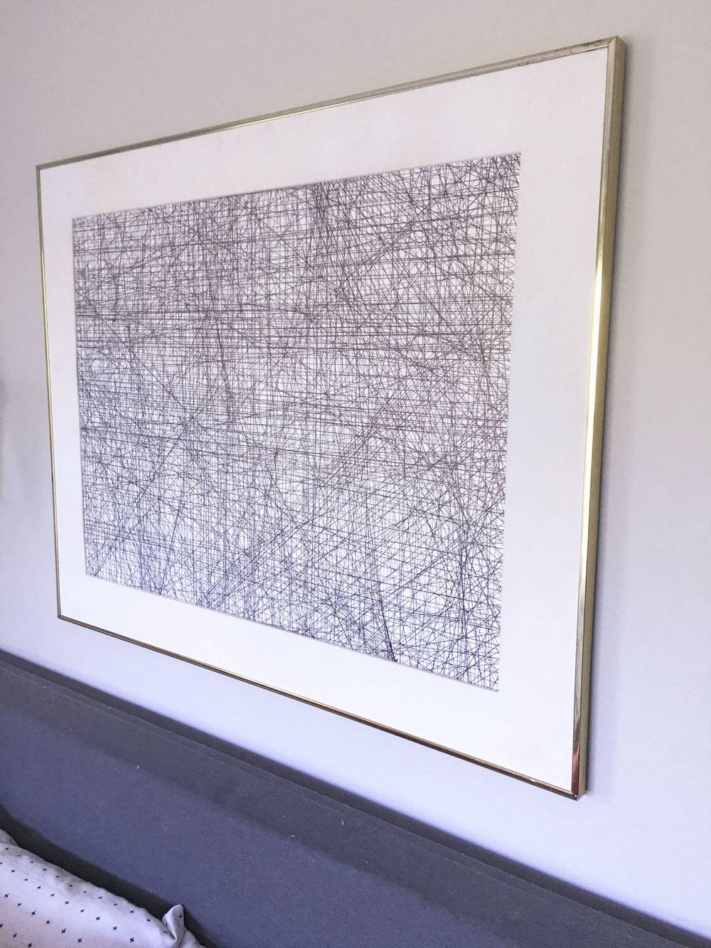 DIY Ink Crosshatch Art