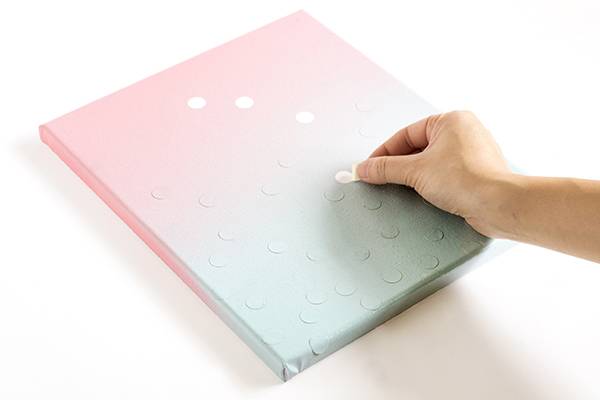 Ombre wall art step 4