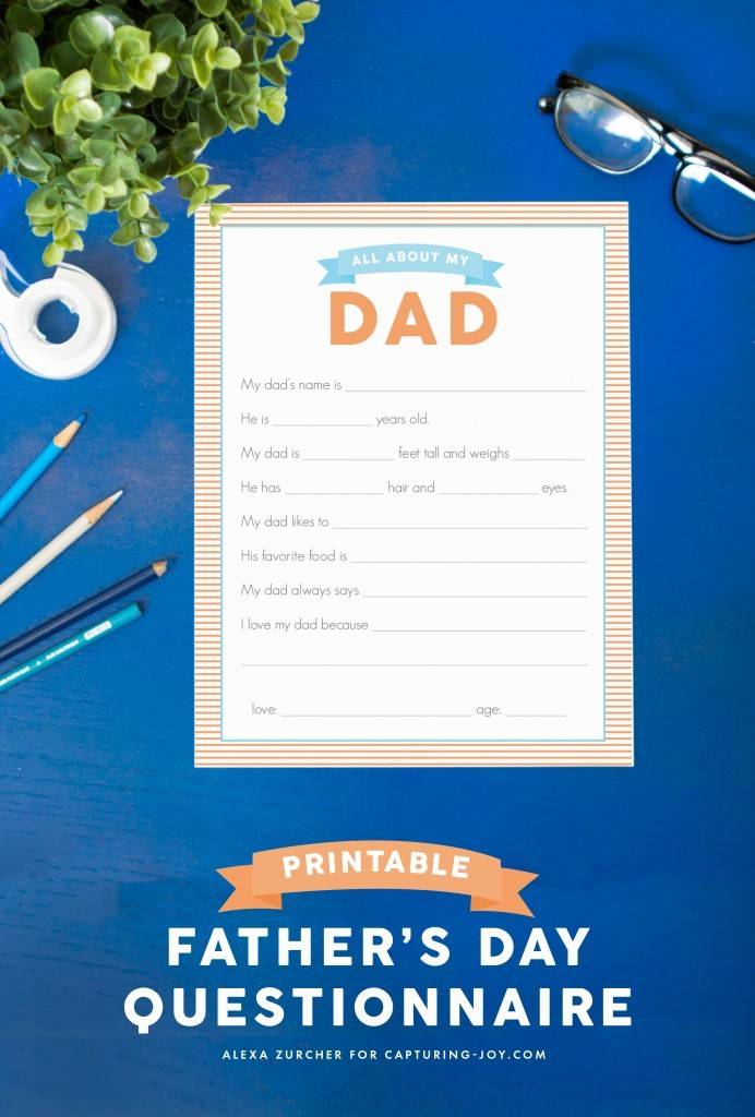 12 Design-y Printable Cards For Dad