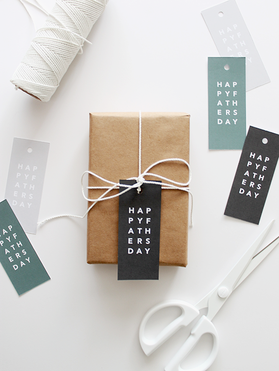 12 Design-y Printable Cards & Gift Tags For Dad