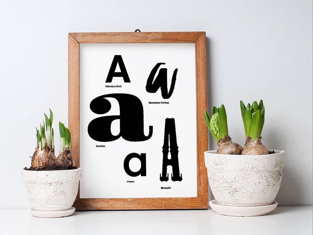 Shopping Guide: 10 Affordable Pieces of Typographic Art from Etsy