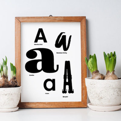Shopping Guide: 10 Affordable Pieces of Typographic Art from Etsy