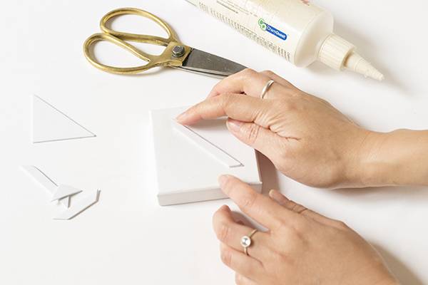 Stamped wall art step 4