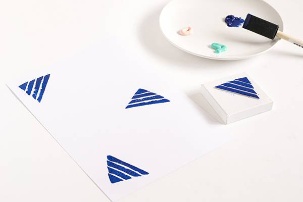 Stamped wall art step 6