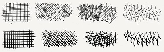 DIY Ink Cross hatch Art