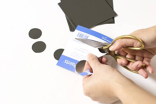 Geometric shapes wall art step 2